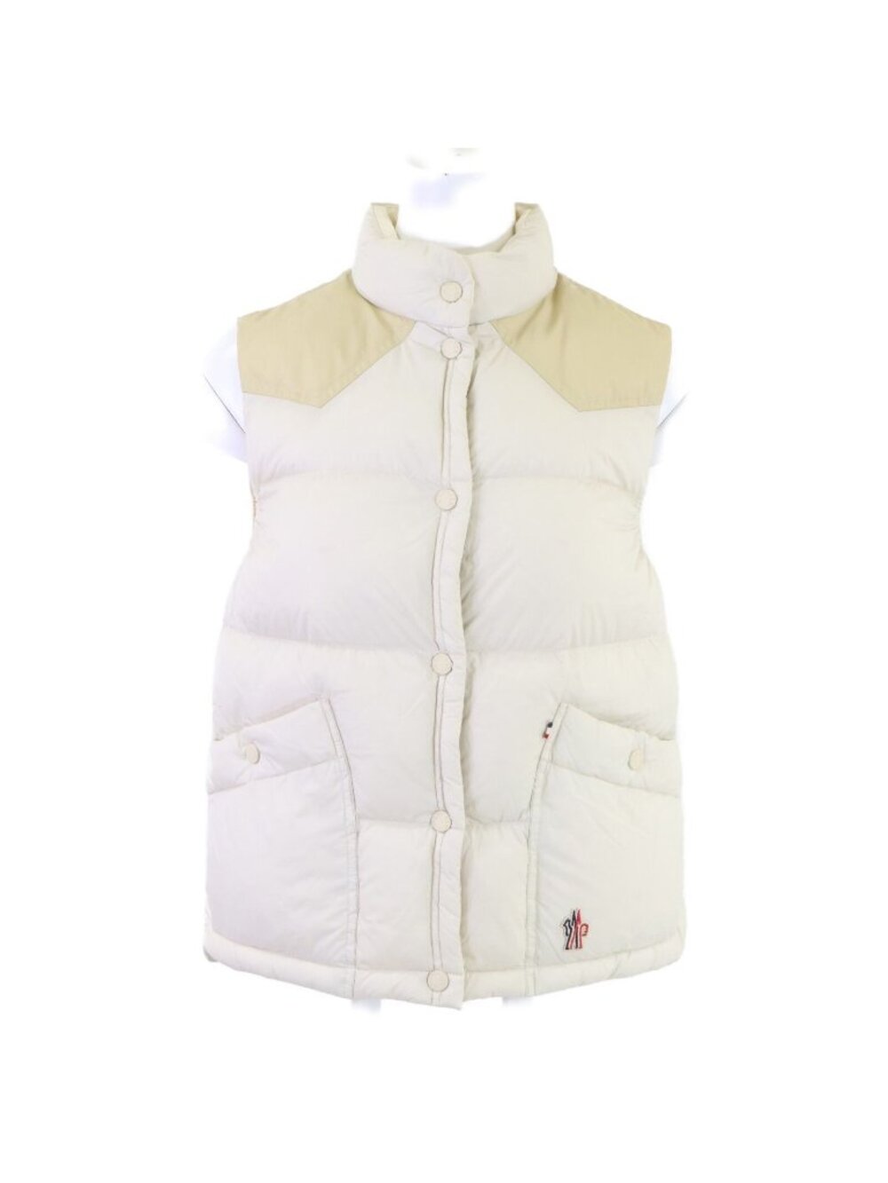 Moncler Grenoble Sorapis Lightweight Nylon Yoke Paneled Down Vest